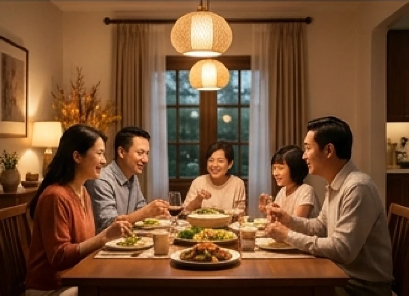Gia đình nhỏ đầm ấm viên mãn nhờ sự hòa hợp về mặt năng lượng từ trường sinh học