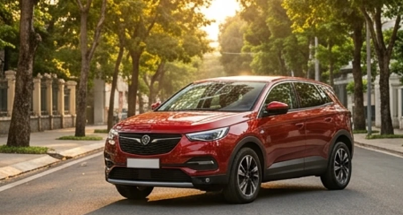 Chiếc xe ô tô màu đỏ rực rỡ phù hợp với người tuổi Kỷ Mùi mệnh Hỏa