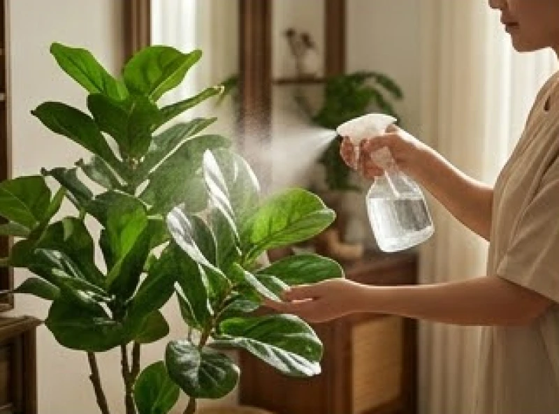 Người mẹ mang mệnh Mộc âu yếm chăm sóc cây xanh tươi tốt tượng trưng cho việc nuôi dưỡng con cái mệnh Hỏa