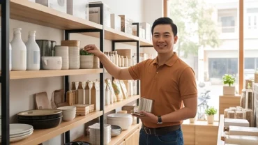 Người tuổi Mùi thành công khi quản lý một cửa hàng bán lẻ gọn gàng, giải đáp tuổi mùi hợp kinh doanh gì