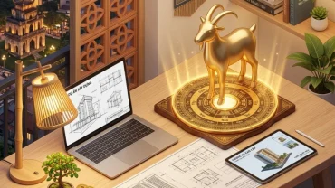 Sơ đồ phong thủy tư vấn tuổi mùi hợp nghề gì để phát triển sự nghiệp kinh doanh bền vững