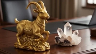 Tượng dê phong thủy đại diện cho tuổi Mùi mệnh gì đặt cạnh các vật phẩm ngũ hành