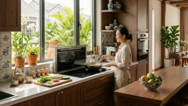 Bản vẽ thiết kế không gian nấu nướng giải đáp tuổi ngọ đặt bếp hướng nào hợp phong thủy nhất