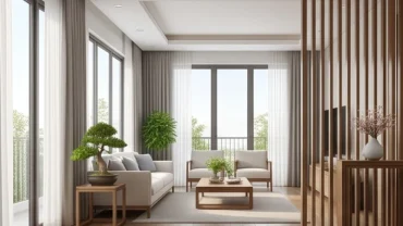 Không gian phòng khách hiện đại thiết kế chuẩn phong thủy cho người tuổi ngọ hợp hướng nào