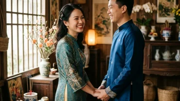 Hình ảnh hạnh phúc gia đình minh họa cho tuổi sửu hợp tuổi gì trong tình yêu và hôn nhân theo phong thủy