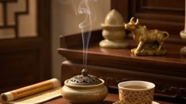 Bàn thờ gia tiên thanh tịnh giải trừ nghi vấn tuổi sửu năm 2026 có phạm thái tuế không cho tín chủ