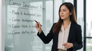 Nam thanh niên tuổi Thân đang suy nghĩ để chọn tuổi thân hợp nghề gì trong không gian làm việc hiện đại