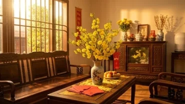Gia đình dọn dẹp nhà cửa cẩn thận để tránh những rủi ro liên quan đến tuổi thân kiêng gì trong ngày Tết Nguyên Đán