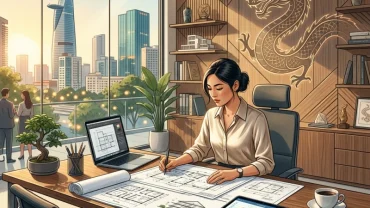 Hình ảnh minh họa định hướng sự nghiệp giúp giải đáp thắc mắc tuổi thìn hợp nghề gì qua bản đồ phong thủy