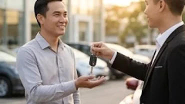 Niềm vui của gia chủ khi chọn được tuổi thìn mua xe ngày nào tốt, nhận chìa khóa ô tô mới trong không khí hân hoan