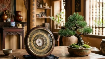 La bàn phong thủy và không gian làm việc giải đáp tuổi tuất xung khắc với tuổi nào để mang lại bình an