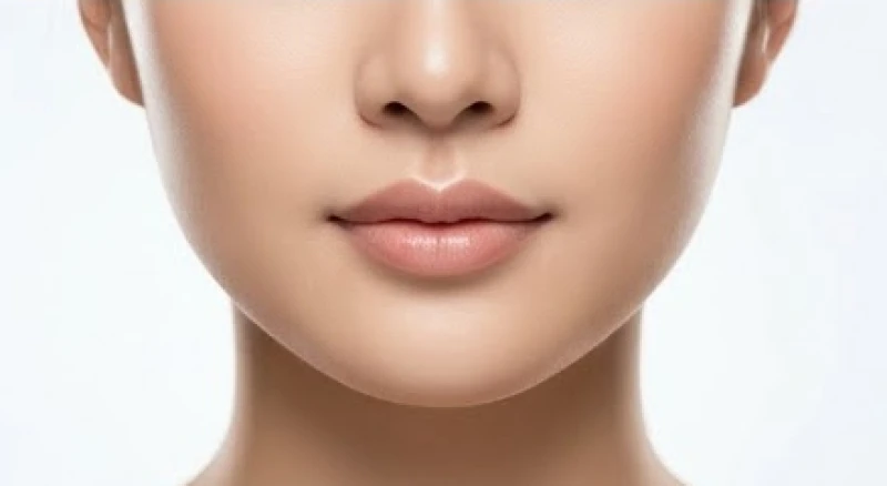 Khuôn cằm đầy đặn có rãnh chẻ nhẹ ở giữa tạo nên nét duyên dáng và cá tính