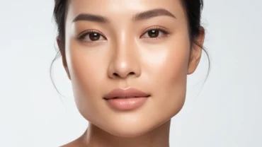 Người mẫu nữ có tướng cằm vuông góc cạnh, khuôn mặt thanh tú và đầy sức hút thể hiện sự kiên định