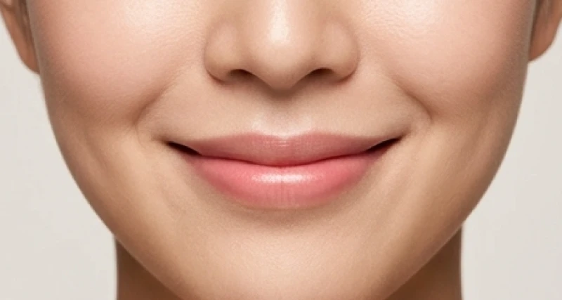 Khóe miệng mỉm cười nhẹ nhàng thể hiện nét tướng lạc quan và đường tài vận hậu vận hanh thông