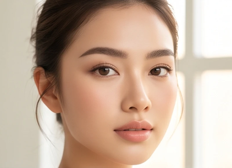 Xem tướng lông mày nam nữ: Cách tự đo tỷ lệ và luận vận mệnh 1 Gương mặt người phụ nữ Châu Á sở hữu hàng lông mày thanh thoát tự nhiên hài hòa với tỷ lệ khuôn mặt