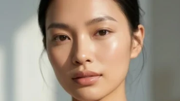 Gương mặt người châu Á với tướng lông mày thưa bẩm sinh giữ được nét thanh thoát và hài hòa ngũ quan