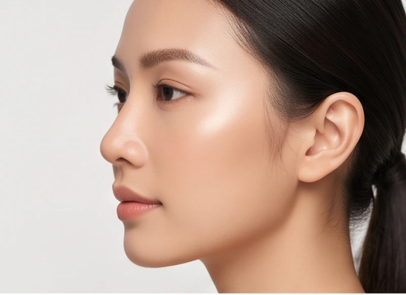 Nốt ruồi ở cánh mũi nữ: Ý nghĩa tướng số & góc nhìn y khoa 1 Góc nghiêng khuôn mặt nữ giới với sống mũi cao và nốt ruồi ở cánh mũi nữ đặc trưng của cung tài bạch