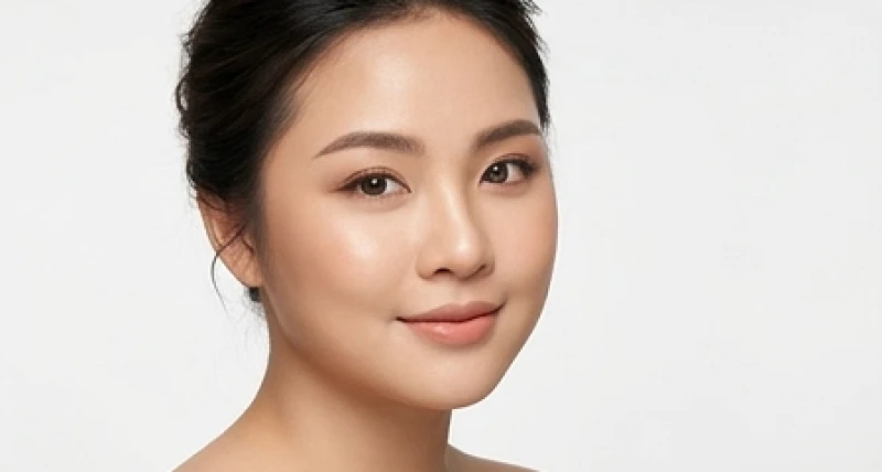 Tổng thể khuôn mặt bầu bĩnh kết hợp với chiếc mũi tròn đầy đặn tạo nên vẻ đẹp cân xứng và phong thủy tốt