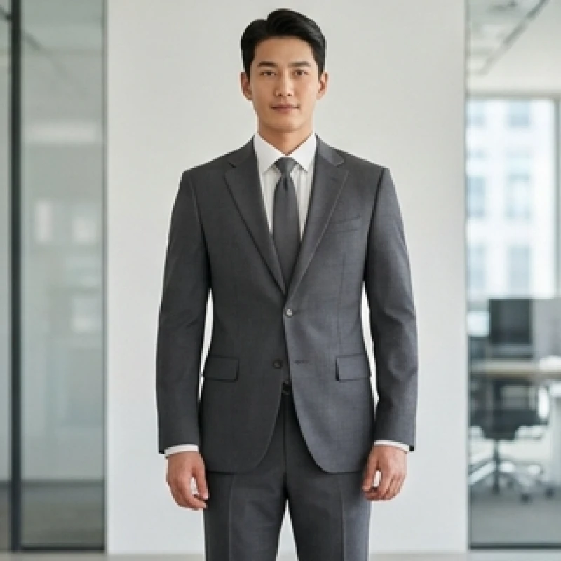 Nam giới trưởng thành mặc bộ suit thanh lịch thể hiện phong thái tự tin và bờ vai vững chãi