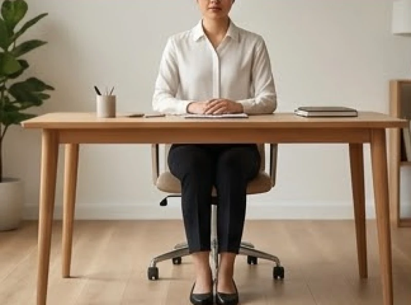 Xem tướng dáng người: Luận ngũ hành, tư thế và cách cải vận 9 Tư thế ngồi thẳng lưng và hai chân đặt bằng phẳng trên sàn giúp duy trì sự minh mẫn