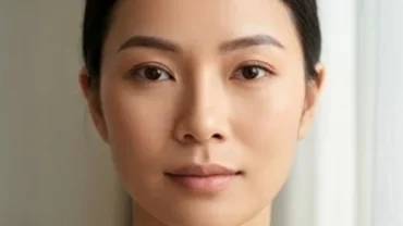 Gương mặt người phụ nữ Á Đông sở hữu tướng nhân trung dài sắc nét và cân đối
