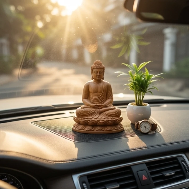 Phong thủy xe cho người tuổi Thân: Bảng tra cứu ngũ hành toàn diện 13 Tượng Phật bằng trầm hương đính đá phong thủy đặt trên táp lô xe