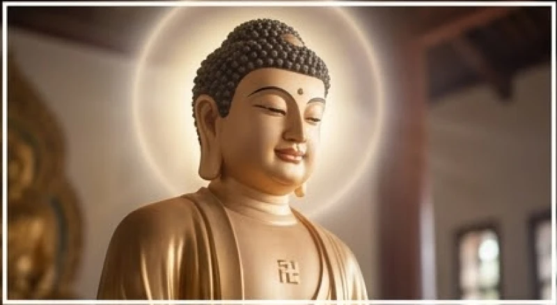 Mơ thấy Phật: Giải mã điềm báo, số may mắn và cách hóa giải 3 Tôn tượng Phật Thích Ca Mâu Ni uy nghi với nụ cười từ bi dưới ánh hào quang dịu nhẹ trong chánh điện