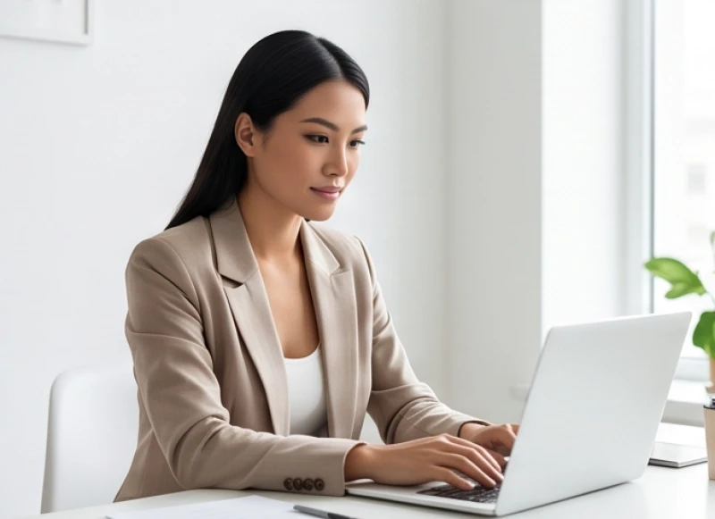 Nữ giới sở hữu gò má nhô ngang với phong thái làm việc tự tin tại môi trường công sở
