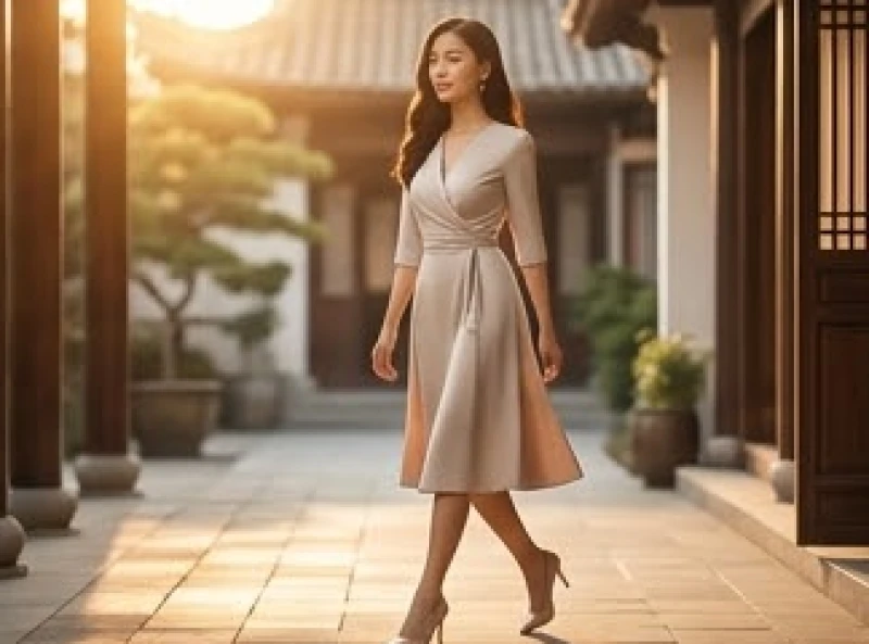 Xem tướng dáng người: Luận ngũ hành, tư thế và cách cải vận 7 Người phụ nữ bước đi uyển chuyển nhẹ nhàng toát lên vẻ đẹp đoan trang và khí chất phú quý