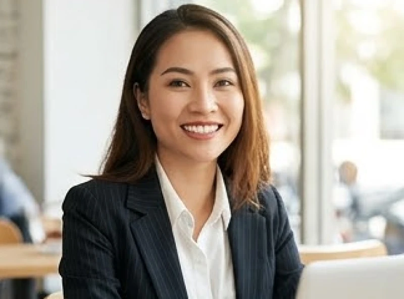 Tướng răng cửa to: Giải mã vận mệnh nam nữ và bảng giá làm nhỏ 4 Nữ doanh nhân đang mỉm cười tươi tắn khoe hàm răng nổi bật tại không gian làm việc