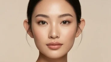 Gương mặt người phụ nữ Á Đông sở hữu tướng tai vểnh với vành tai mở rộng và nhô cao