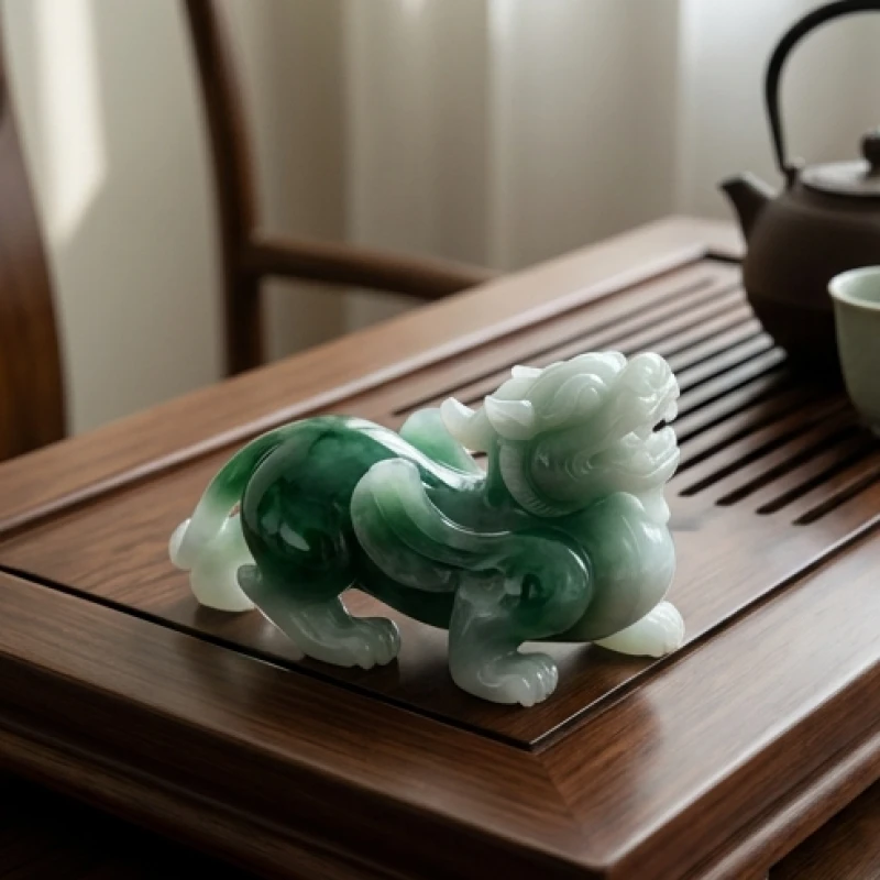 Tỳ Hưu phong thủy tuổi Sửu: Chuẩn màu nạp âm và giá tham khảo 12 Tượng tỳ hưu ngọc nguyên khối lên nước bóng bẩy sau một thời gian dài sử dụng