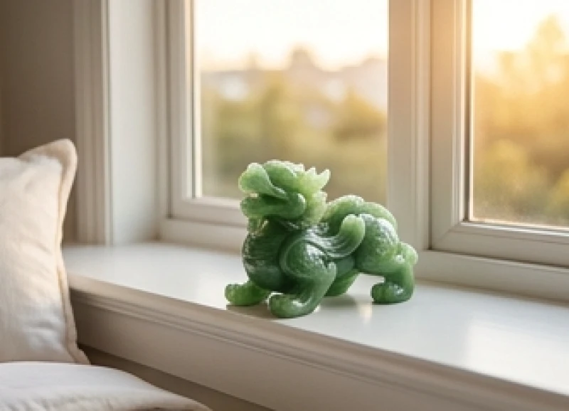 Cách thu hút tài lộc cho người tuổi Dần: chuẩn nạp âm từng tuổi 7 Tượng Tỳ Hưu phong thủy bằng ngọc đặt trên bệ cửa sổ phòng ngủ và hướng mặt ra ngoài