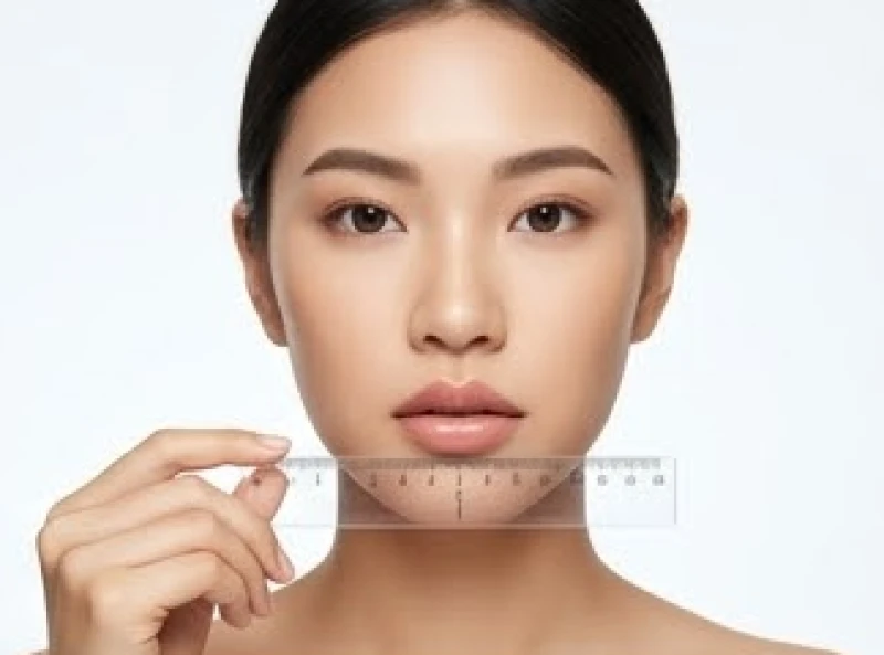 Phân tích tỷ lệ gương mặt qua gương để xác định dáng môi trái tim chuẩn xác