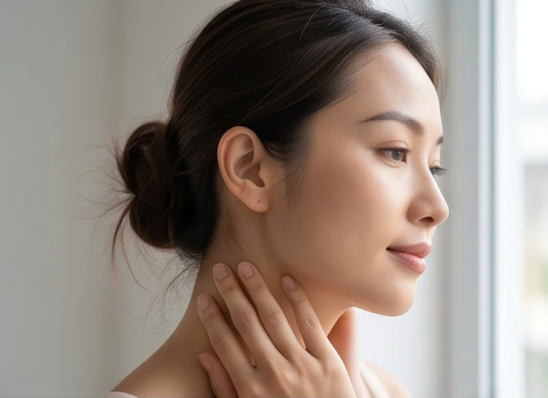 Tướng người có cổ cao: Luận vận mệnh nam nữ và mẹo cải vận 1 Góc nghiêng đo lường tỷ lệ chiều dài khuôn mặt và cổ của một người phụ nữ để xác định tướng cổ