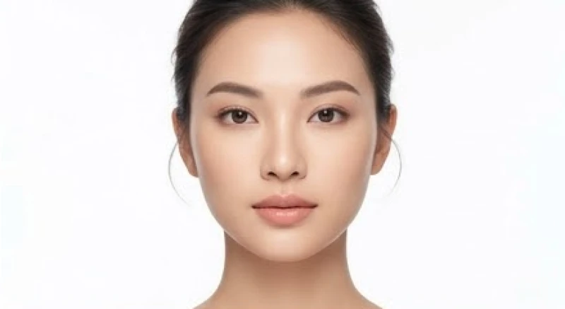Tướng mặt trái xoan: Tỷ lệ chuẩn và ý nghĩa vận mệnh nam nữ 2 Tướng mặt trái xoan đạt chuẩn với tỷ lệ chiều dài gấp rưỡi chiều ngang đo tại gò má.