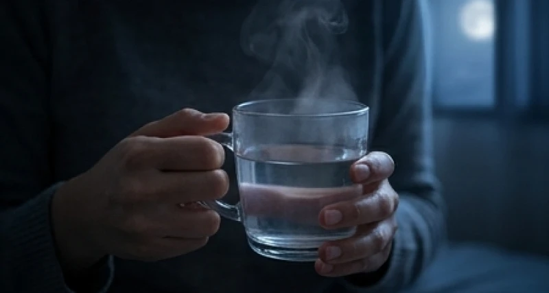 Mơ Thấy Người Thân Chết Đuối: Giải Mã Điềm Báo Từng Người 8 Đôi bàn tay ôm trọn một ly nước ấm đang bốc khói nhẹ trong không gian phòng ngủ yên tĩnh