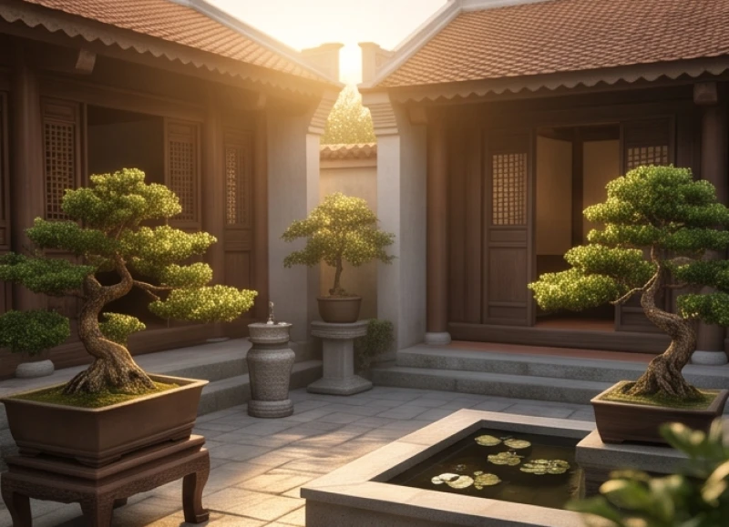 Khoảng không gian thư thái phản ánh khí trường bình ổn của người tuổi Hợi trong năm Bính Ngọ