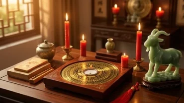 Lá số tử vi và các vật phẩm phong thủy truyền thống phản ánh vận hạn tuổi Mùi năm 2027