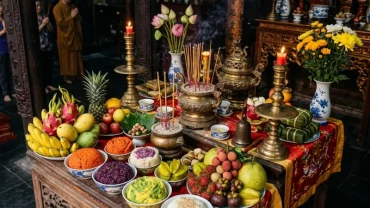 Mâm lễ dâng Tam Tòa Thánh Mẫu và bản văn khấn ban mẫu chuẩn xác tại đền thờ linh thiêng ở Việt Nam