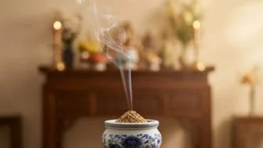 Mâm lễ vật trang nghiêm và văn khấn bốc bát hương chuẩn bị cho nghi thức lập bàn thờ tại nhà
