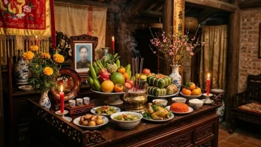 Mâm cỗ cúng Tất niên truyền thống và bài văn khấn gia tiên ngày 30 tết chuẩn xác nhất giúp gia đạo bình an