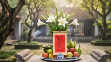Bài văn khấn Miếu Bà Phi Yến trang trọng trên mâm lễ dâng tại Côn Đảo