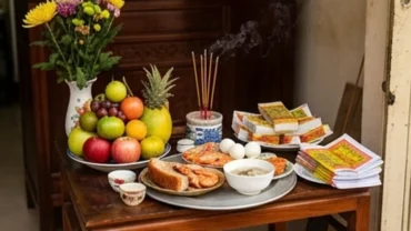Trình bày mâm lễ và đọc văn khấn mùng 2 và 16 âm lịch đúng chuẩn phong thủy để cầu tài lộc kinh doanh