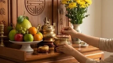 Đọc văn khấn rút chân nhang cuối năm và lau dọn bàn thờ gia tiên đúng cách