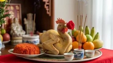 Mâm lễ vật và văn khấn tạ đất đầu năm chuẩn phong tục truyền thống Việt Nam
