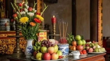 Mâm lễ trang trọng và bài văn khấn xin lộc Đền Bắc Lệ cầu tài lộc bình an