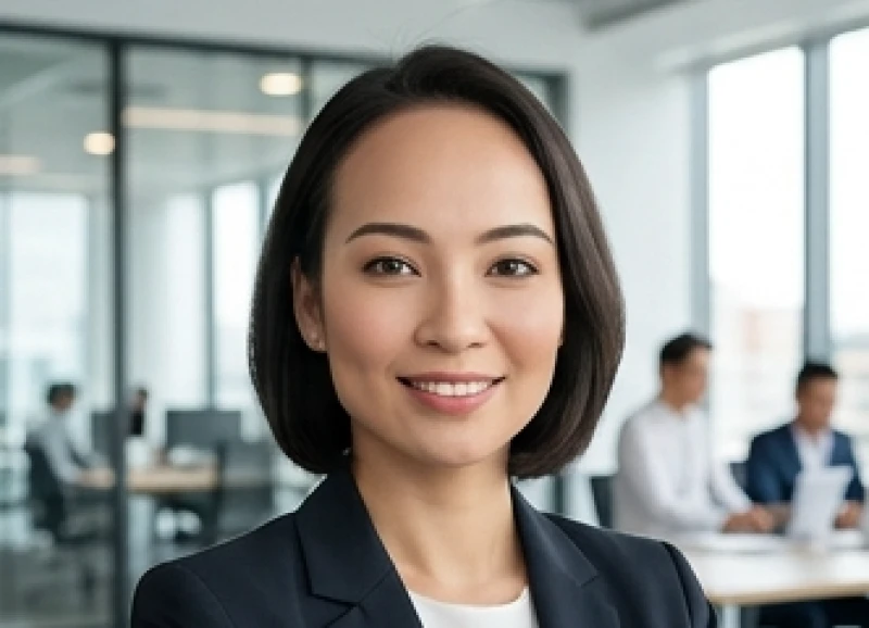 Người phụ nữ có bề mặt thượng đình rộng rãi toát lên vẻ thông tuệ, bản lĩnh và sự tự tin trong giao tiếp