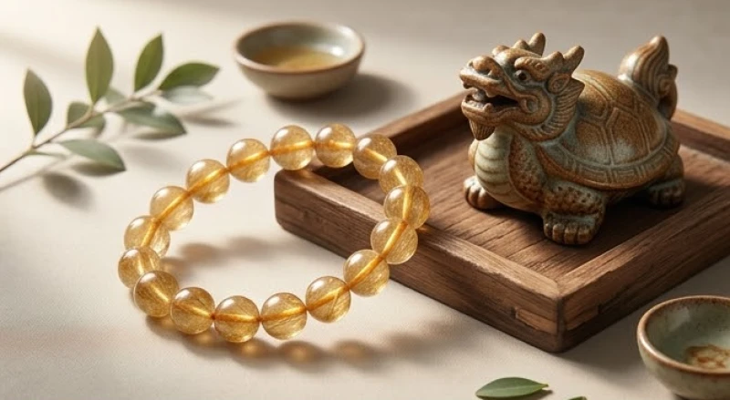 Giờ hoàng đạo hợp tuổi Ngọ: cách tra cứu chuẩn theo từng can chi 13 Vòng tay thạch anh tóc vàng và tượng linh vật nhỏ bằng gốm sứ mộc mạc