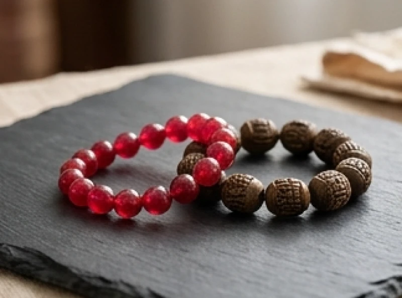 Vòng tay đá ruby đỏ tươi sáng hỗ trợ cân bằng tâm trí và tăng cường sinh khí cho người sinh năm Ất Hợi mệnh Hỏa